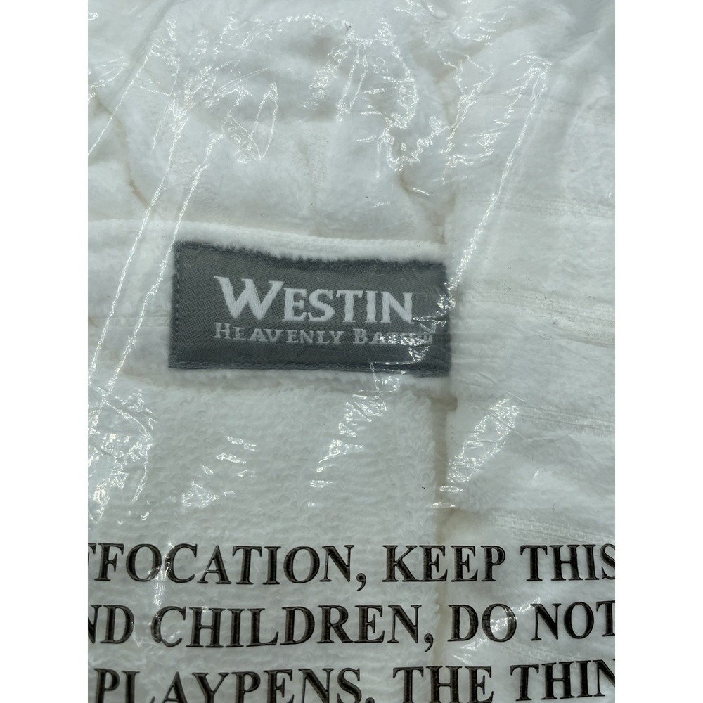 Westin Marriott Hotel Luxury Bath Robe, Heavenlybath, One Size Fit Most, White - Picture 2 of 7